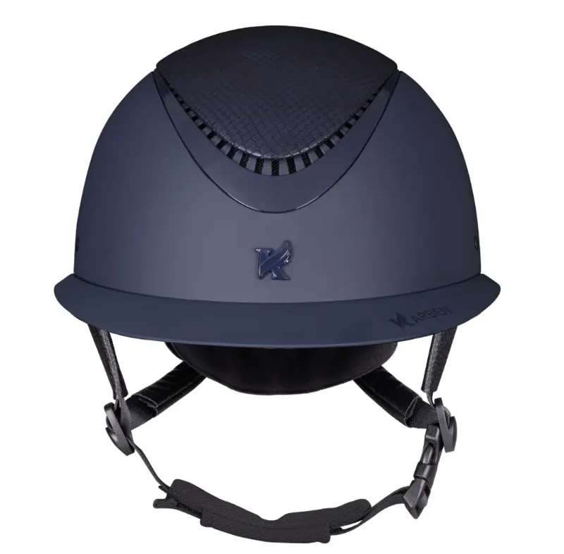 Karben Lorah Wide Peak Ellipse Riding Hat - Navy